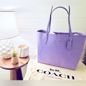 Coach Light Violet Tote Bag, NWT!